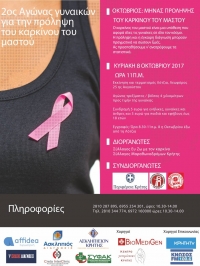 2ος Αγώνας γυναικών για την πρόληψη του καρκίνου του μαστού